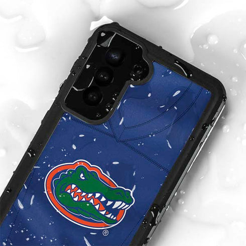 University of Florida Blue Jersey Galaxy S24 Plus Waterproof Case